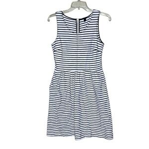 J.Crew Nautical Stripe Sleeveless A-Line Dress